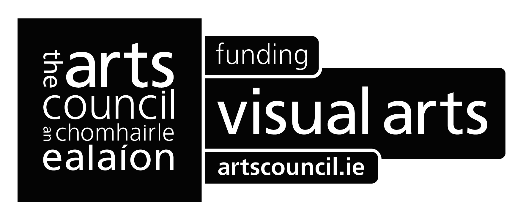 Arts Council funding visual arts logo